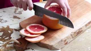 How to Supreme a Grapefruit  Jelly Toast [upl. by Yadnil305]