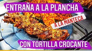 ‼️como hacer‼️ ENTRAÑA TRENZADA con MANTECA☝️☝️ en PLANCHA con🔥 PAPAS🔥 PASO A PASO🇦🇷🇦🇷😎 [upl. by Leanora]