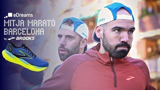 Mitja Marató Barcelona 2024  Así la vivimos desde dentro probando la mejor zapatilla de Brooks [upl. by Gran]