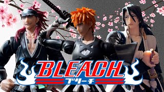 BLEACH Ichigo Renji Byakuya SHFIGUARTS Quickie Review [upl. by Nevur]