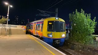 🌈 London Overground Class 378  Willesden Junction  Brondesbury [upl. by Asel602]