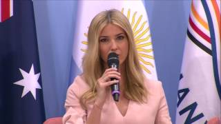 Ivanka Trump takes the stage at the G20 [upl. by Nagad817]