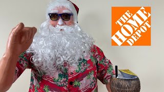 Beach Santa Animatronic 2024 Home Depot Unboxing amp Demo [upl. by Amoakuh]