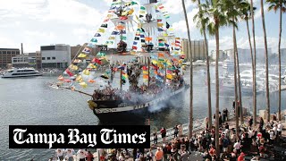 Gasparilla 2024 The pirate invasion of downtown Tampa is on [upl. by Wendt]