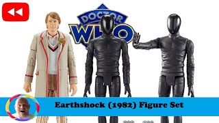 Dr Who Earthshock Figure Set Review [upl. by Ynobe]