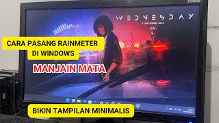 Cara pasang rainmeter di windows [upl. by Kokaras]