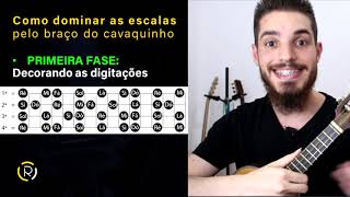 Como dominar as escalas pelo braço do cavaquinho  Projeto Cavaquinista Produtivo 052 [upl. by Julee]