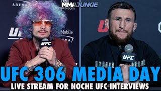 UFC 306 at Riyadh Season Noche UFC Media Day Live Stream [upl. by Belden]