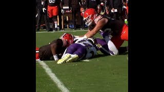 Trenton Simpson with a Fumble Recovery vs Cleveland Browns [upl. by Eixid964]