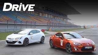 Toyota GT86 amp Opel Astra OPC  Istanbul Park F1 Circuit english subtitles [upl. by Joanie122]