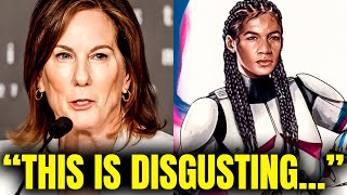 Kathleen Kennedys SHOCKING Response to Trans Clone Trooper Outrage [upl. by Ahsimit]