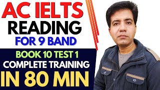 Academic IELTS Reading For Band 9  Complete Training In 60 Minutes By Asad Yaqub [upl. by Edaw]