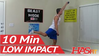 10 Min Low Impact Cardio Workout for Beginners  Low Impact Workout amp Aerobic Exercises [upl. by Yztim204]