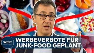 Cem Özdemir will Werbung für JunkFood zum Schutz von Kindern weitgehend verbieten  WELT DOKUMENT [upl. by Ailedamla]