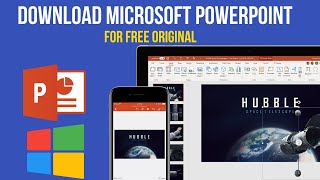 How To Download Microsoft Powerpoint For FREE on PC  2024 StepbyStep [upl. by Annawak794]