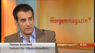 Grippeschutzimpfung 1  Dr Kurscheid im ARD Morgenmagazin am 15102008 [upl. by Yanaton]