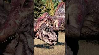 🦖BULL TRex VS Spinosaurus JP3  Jurassic World Evolution 2 jurassicworld jurassicpark dinosaurs [upl. by Atteroc]