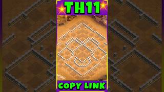 NEW TH11 BASE WITH LINKTOP 10 BASES Clash of clans clashofclans coc supercell [upl. by Emelen628]