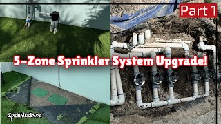 5Zone Sprinkler System Upgrade  Smart Irrigation [upl. by Walworth]