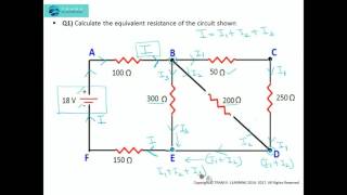 Kirchhoffs Laws  How to solve problems using Series amp Parallel circuit combinations PPVPART1 [upl. by Dari]