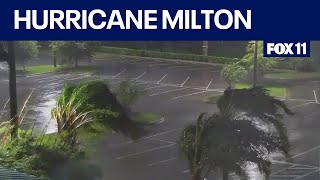 Milton makes landfall in Florida [upl. by Tareyn]