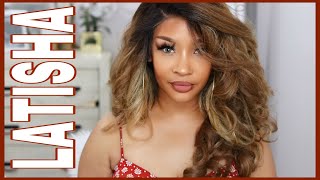 SENSATIONNEL LATISHA WHAT LACE CLOUD 9 SYNTHETIC WIG DIZASTROUSBEAUTY [upl. by Naji]