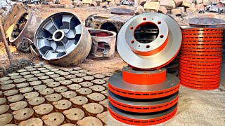 Mass Production process of Disc Brake Rotor  How to Make Disc Brake Rotor [upl. by Ardle732]