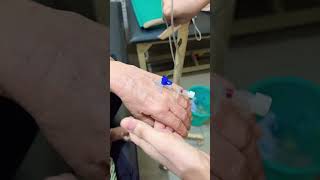 Live procedure of Iv cannula Insertion  iv cannulation technique in hindi [upl. by Euqinommod]