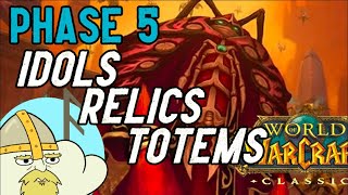 WoW Classic  Phase 5 Content guide Druid Idols Paladin Relics and Shaman Totems [upl. by Lipcombe]