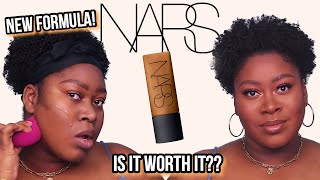 NARS SOFT MATTE COMPLETE FOUNDATION ON DARK SKIN  MARQUISES  First Impressions amp Review [upl. by Suivart136]