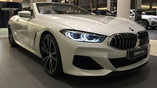 BMW M850i xDrive Cabrio in Mineralweiß metallic [upl. by Haletta933]