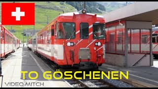 Matterhorn Gotthard Bahn Andermatt to Goeschenen [upl. by Hgielyak]