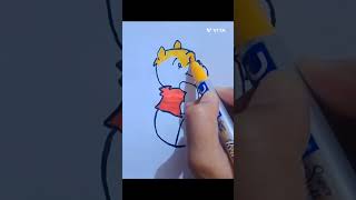 Honey bear drawinghoneybearhoneyshortfeeddrawingcutecartoonshortsbeardrawingarttrending [upl. by Frederic113]