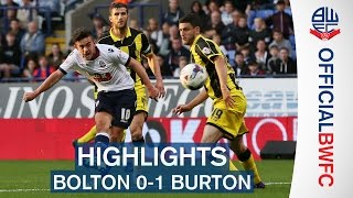 HIGHLIGHTS  Bolton 01 Burton Albion [upl. by Mavis934]