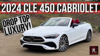 The 2024 MercedesBenz CLE 450 4Matic Cabriolet Is A New Luxury Ragtop For Cruising in Style [upl. by Patrizius]