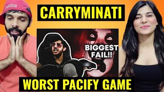 Carryminati  WORST PACIFY GAME I EVER PLAYED Reaction video [upl. by Ruthanne]