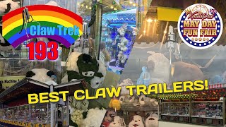 Claw Trek Episode 193  KNUTSFORD MAYDAY FAIR 2024 WINNING MANY PRIZES AT THE CLAW MACHINE TRAILERS [upl. by Vescuso878]