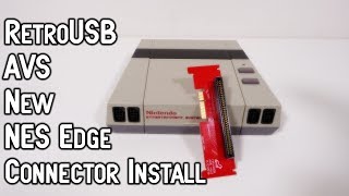 NEW RetroUSB AVS NES Edge Connector Install How To [upl. by Rivi]