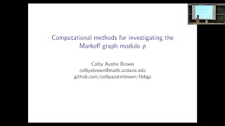 An Almost Linear Time Algorithm Testing Whether the Markoff Graph mod p is Connected [upl. by Aicarg]