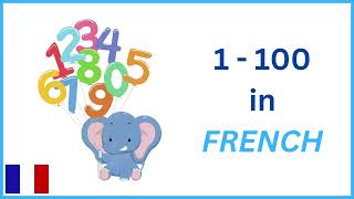 Numbers in French Count from 1  100 in French  Francais with audio [upl. by Kemp]