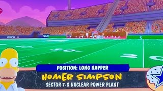 SIMPSONS  NFL  Starting Lineup  FunDay Football [upl. by Eyram]