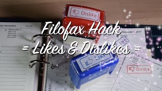 DIY Filofax amp Planer Hack  Likes amp Dislikes  Stempel  Kalender gestalten [upl. by Tareyn]