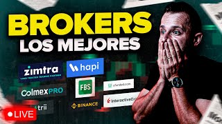 📢 Webinar 🔺MEJORES BROKERS PARA HACER TRADING SCALPING  LARGO PLAZO  MIE 1230 pm COL [upl. by Trammel481]