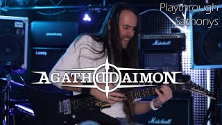 Agathodaimon  Ne Cheamă Pămîntul Guitar Playthrough by Sathonys [upl. by Akimak334]