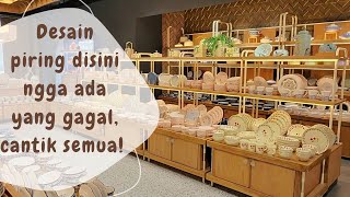 Belanja piring keramik yang unik di Mall Baru [upl. by Llehsam526]