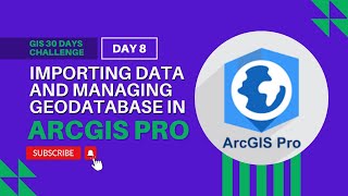 How to Import Data and Manage Geodatabase in ArcGIS Pro [upl. by Ahsok]