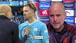 I do it for the cameras For my ego 🙄  Pep RESPONDS to treatment of Jack Grealish [upl. by Axe]