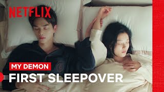 Song Kang and Kim Youjung Spend the Night Together  My Demon  Netflix Philippines [upl. by Nayrda]