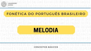 Melodia no português brasileiro [upl. by Almund627]