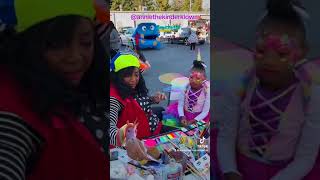 Unicorn w Gems 🦄🌟💎 Facepainting anniethekinderklown9805 creative funnyvideo [upl. by Yonina]